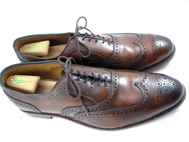 NEW Allen Edmonds "MCALLISTER" Wing-Tip Oxfords 15 D Chili Made in USA(691N) - Image 3 of 4