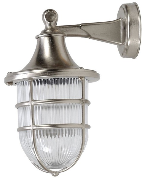 AußEnleuchte Messing Riffelglas IP64 Maritim Wand Lampe Laterne Hof Haus Festos-image