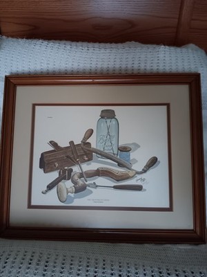 ''The Craftsman Edge'' Touch of Brass~Howard Fain signed, limited edition print 