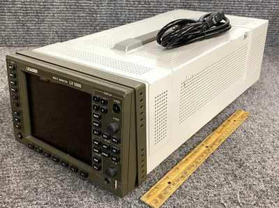 Leader LV 5800 Multi Monitor w/ 4x Card Modules & Power Cord (As Is)