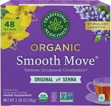 Traditional Medicinals Organic, Smooth Move Tea, Original with Senna - Helps Rel