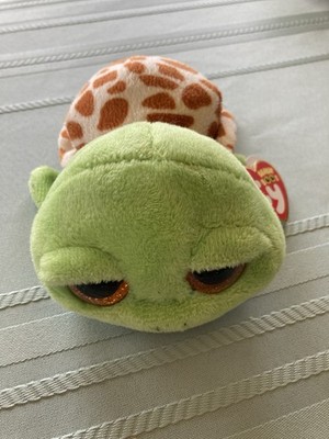Ty Beanie Boos Zippy Turtle Plush Green Brown with Tag Collectible Soft Toy