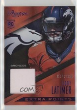2014 Panini Prestige Extra Points Purple Prime /100 Cody Latimer Jumbo Patch 0a1
