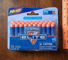 New Original Nerf N-Strike Elite Darts - 30 Dart Refill Pack - Sealed