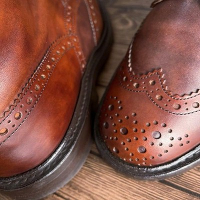 Men 8.5US Tricker S Country Boots Stow Uk7.5 Rare Shoes Model