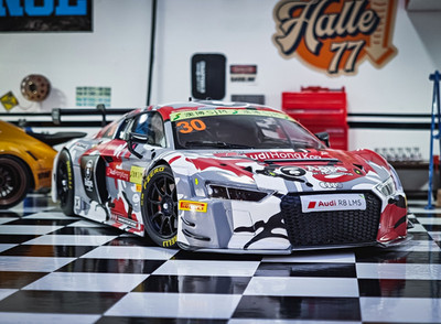 Minichamps 1:18 Audi R8 LMS Cup AAPE Bathing Ape Lee #30 OVP