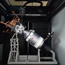 Módulo de comando/servicio de la NASA de EE. UU. 1/48 conjunto de módulos lunares modelo 3D 95% completado