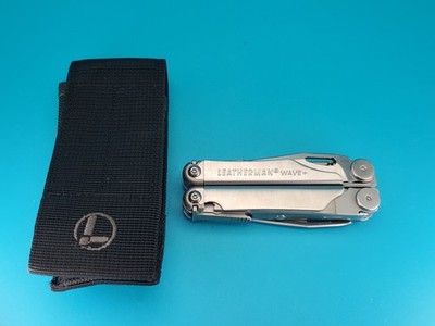 Leatherman Wave Plus + Multi-Tool! FAST SHIPPING! WITH SHEATH! EXCELLENT