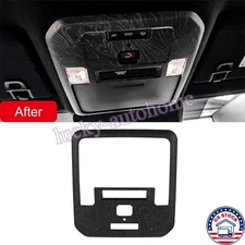 Wood Grain Reading Light Lamp Frame Cover Trim For Toyota 4Runner 2025 2026 ABS