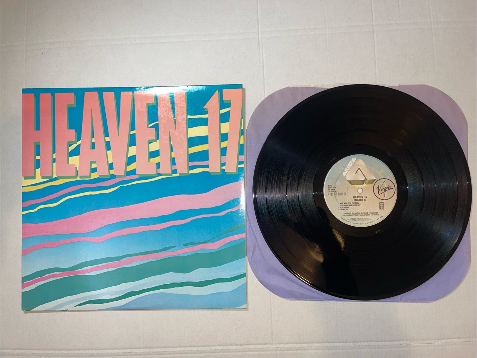 HEAVEN 17 - S/T HEAVEN 17 - 12”lp 1982 Ex/Ex.con+ USA Import
