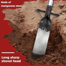 Drain Spade Shovel Multi-Purpose Metal Blade Shovel 14In Durable for Lawn Edging
