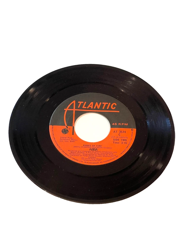 ABBA- "Does your mother know" & "Kisses of Fire" 7" 45 RPM (#109) - Image 3 of 3