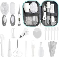 Baby Healthcare and Grooming Kit for Newborn Kids, 24PCS Upgraded Safety Baby Ca