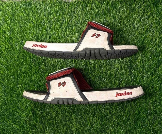 Tenis Nike Air Jordan Hydro Slide Premium Chicago Talla 10 Slides 456524-101 Foto 3 de 4