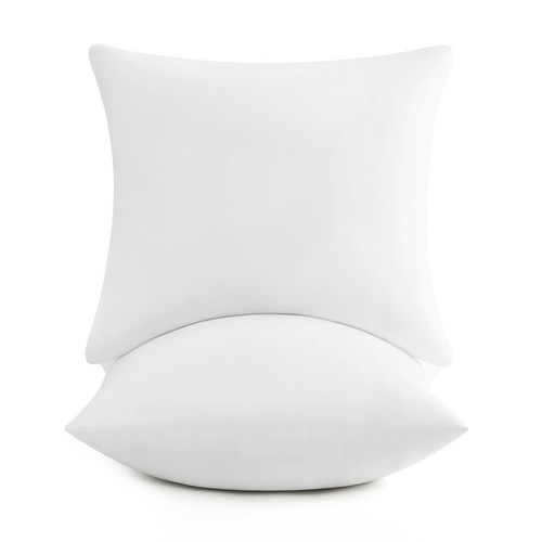 ® Insertos de Almohada 18x18, Juego de 2 Rellenos Completos Esponjosos Cuadrados Alternativos,...