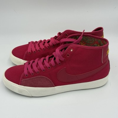 NIKE SB Blazer Court Mid Men's Size 9.5 Mystic Hibiscus Red DH7479-600 NEW