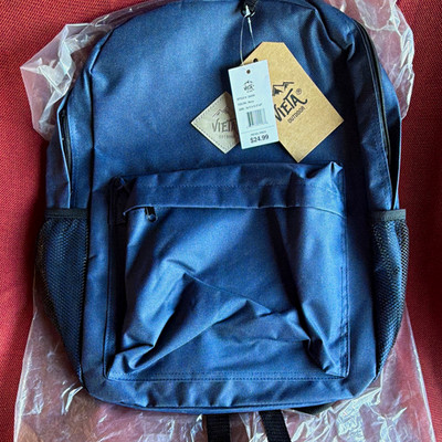 VIETA Outdoor Navy Hiking Backpack 20L Fits 15'' Laptop 4 Pockets 4208