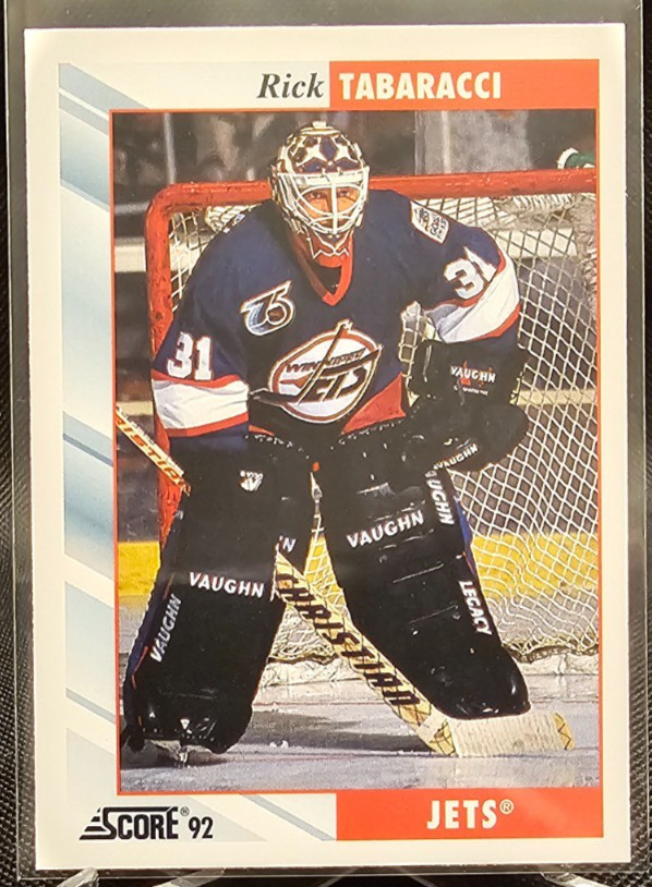 1992-93 Score Rick Tabaracci #529 Winnipeg Jets