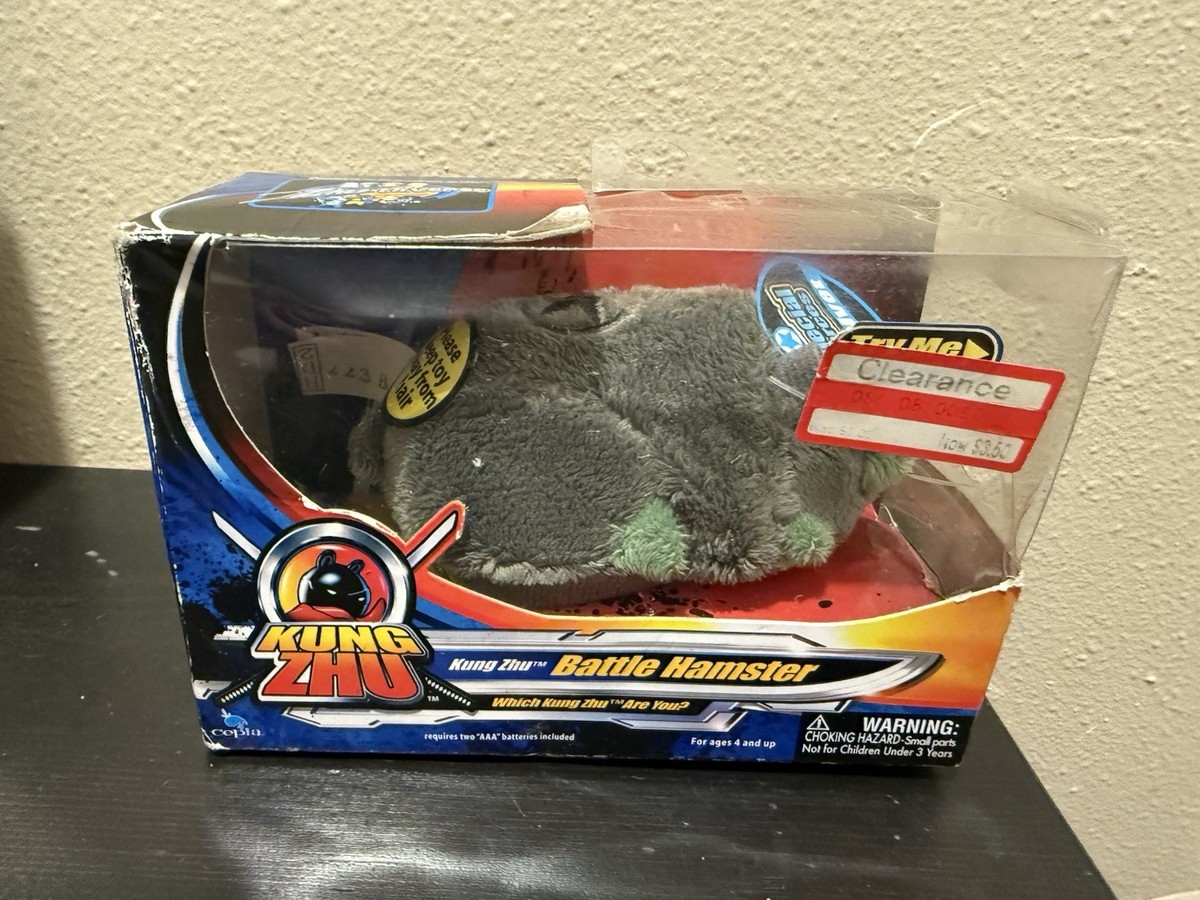 RARE Kung Zhu Special Forces Battle Hamster Yama 2010 Black White