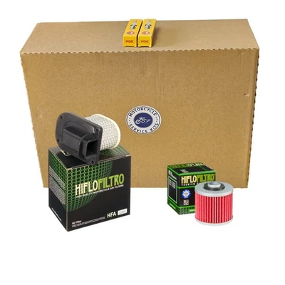 Service Kit For YAMAHA XTZ750 SUPER TENERE Oil|Air Filter 2 X NGK Plugs - Image 1 of 4