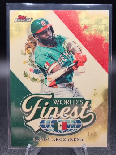 2026 Finest Randy Arozarena World's Finest SuperFractors #1/1 One of One! #WF-31