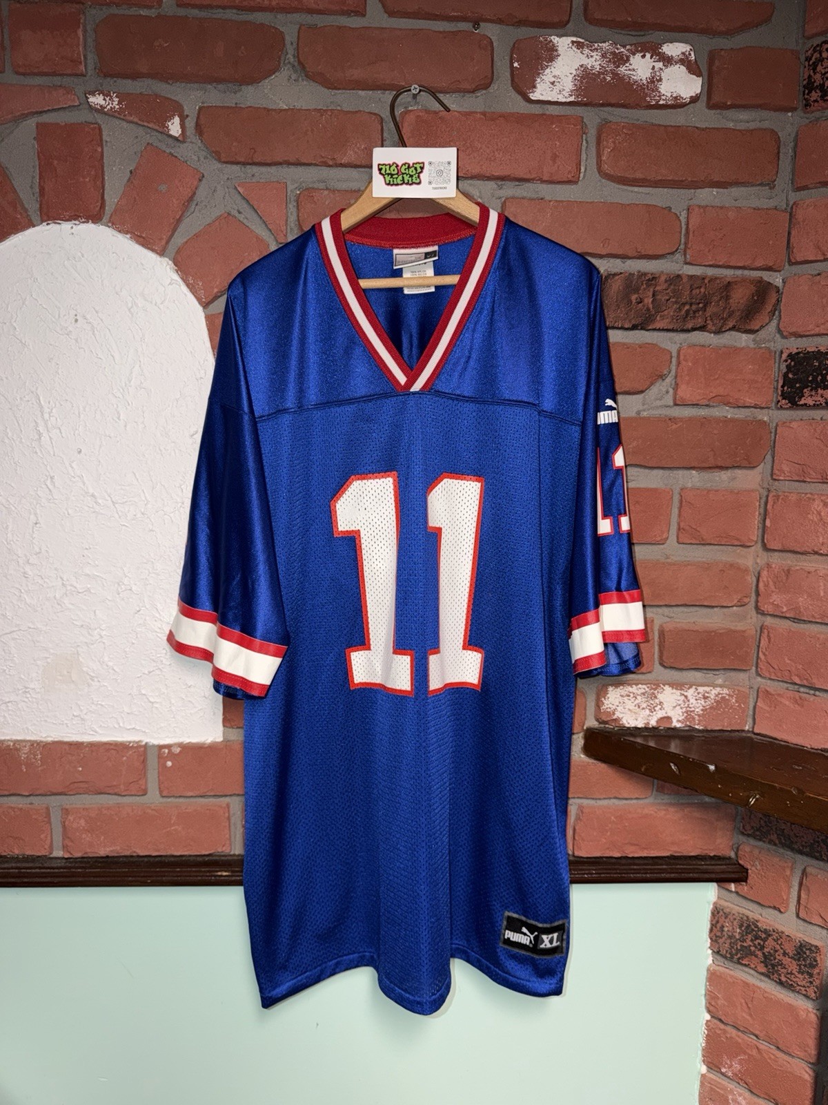 Vintage Rob Johnson #11 Buffalo Bills PUMA NFL Jersey Mens Extra Large