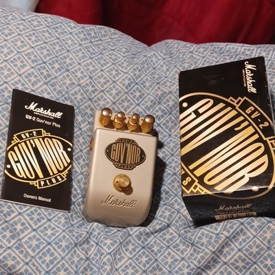 Marshall GV-2 Guv'nor Plus Analog Distortion/Overdrive Pedal w/ Box Manual