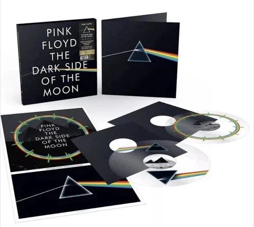 Pink Floyd, Dark Side Of The Moon 50th Ann Clear COLORED Vinyl /Picture Disc 2LP