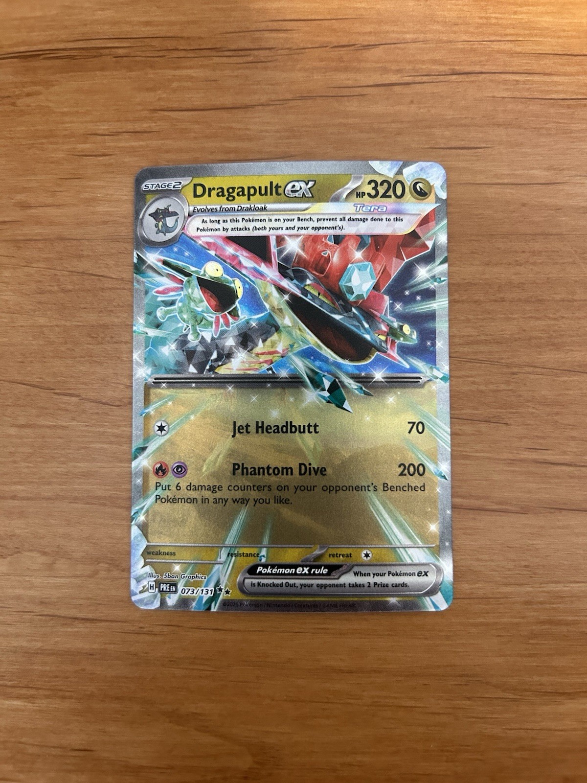 Dragapult ex 073/131 Pokemon TCG Prismatic Evolutions Double Rare Lightly Played