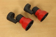 Vintage Pair of Red Adjustable Spotlight Studio Ceiling Lights Loft 1980s