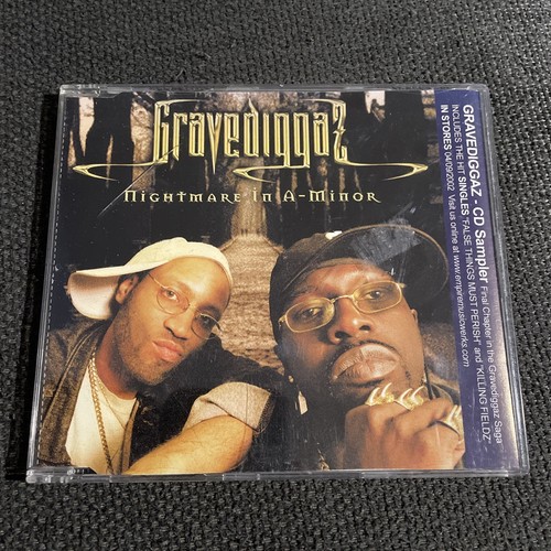 Gravediggaz - Nightmare in A Minor CD - 2002 Rare CD Sampler Edition Rap Hip Hop - Foto 1 di 10