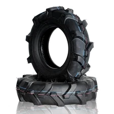 2 * Horse Garden Tiller Tires 4.00-8 4PR Max Load:672Lbs PSI:40 400-8