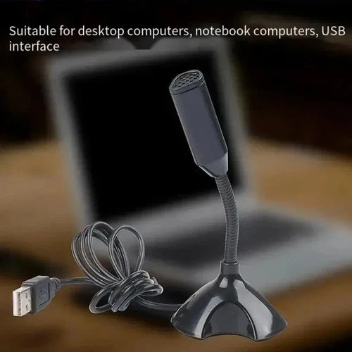 PC USB Universal Laptop Stand Microphone Desktop Microphone with base - Picture 4 of 8