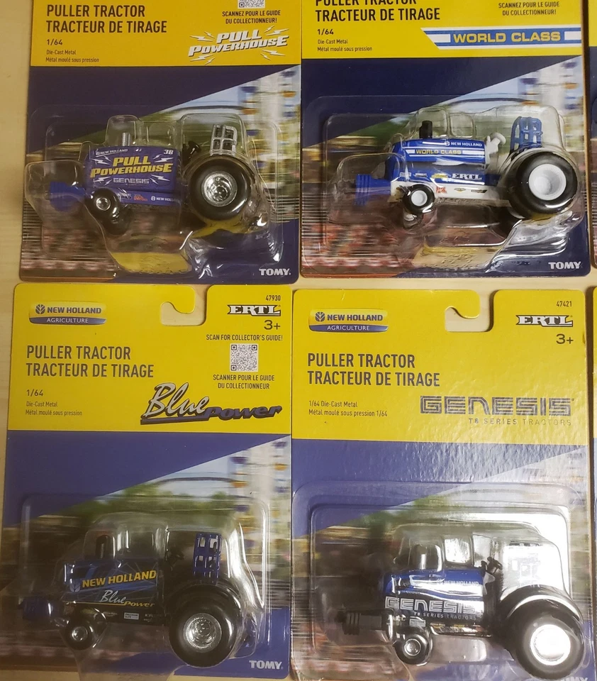 ERTL PULLING TRACTORS NEW HOLLAND TRACTORS 6- TOTAL PULLERS 1:64 Scale SALE! - Image 3 of 4
