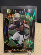 2025 Panini Select - Concourse Ashton Jeanty #4 Black & Green Shock Prizm (RC)