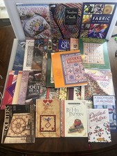 Lot of 27 QUILTING Quilt Designs Instruction Pattern Guide BOOKS Various Authors