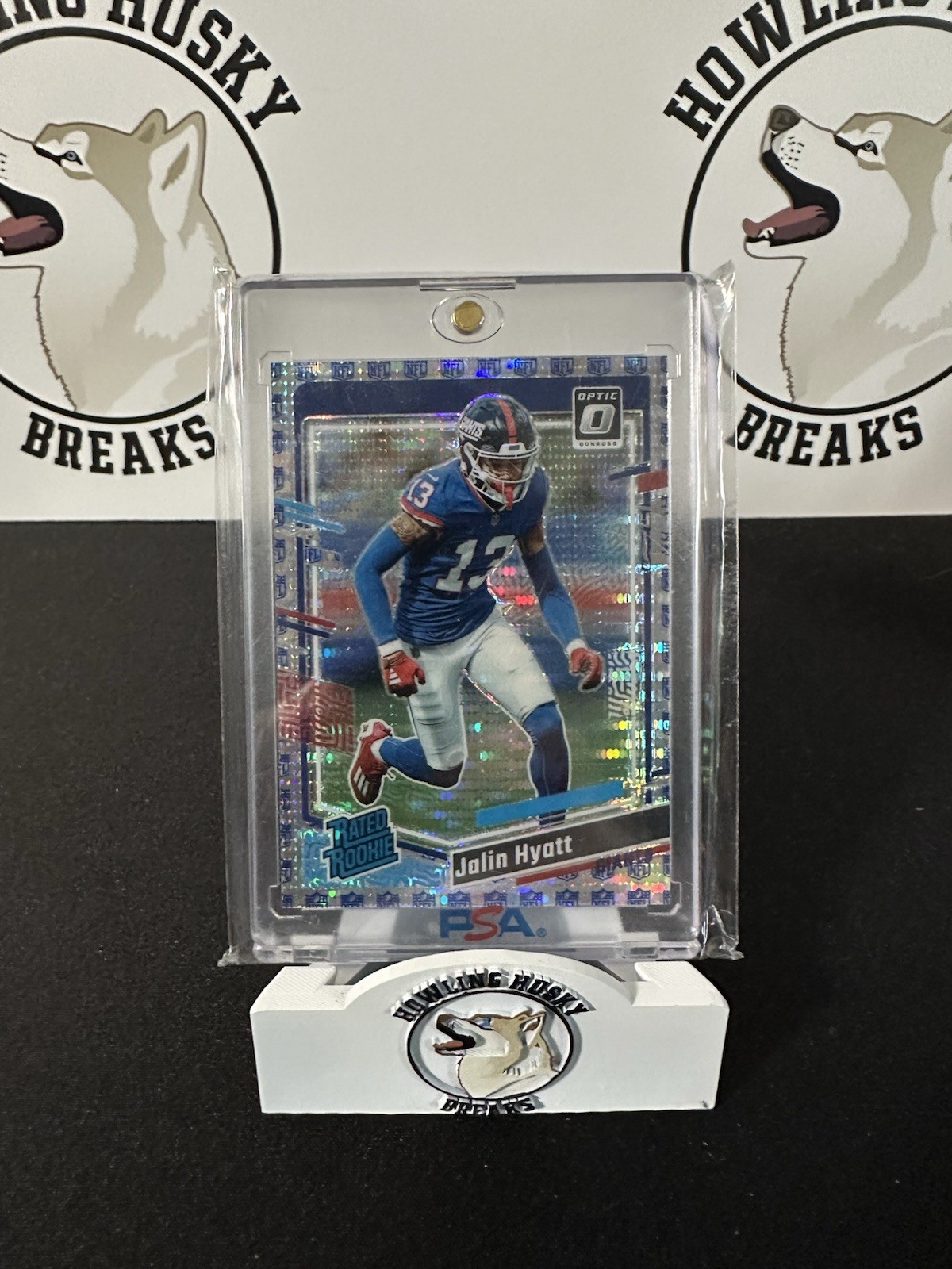 2023 Panini Donruss Optic Jalin Hyatt RC #279 NFL Shield /32 GIANTS