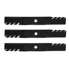 (3) Mulch Mower Blades Fits Craftsman Riding Mower 54" Deck 187254 187255 187256