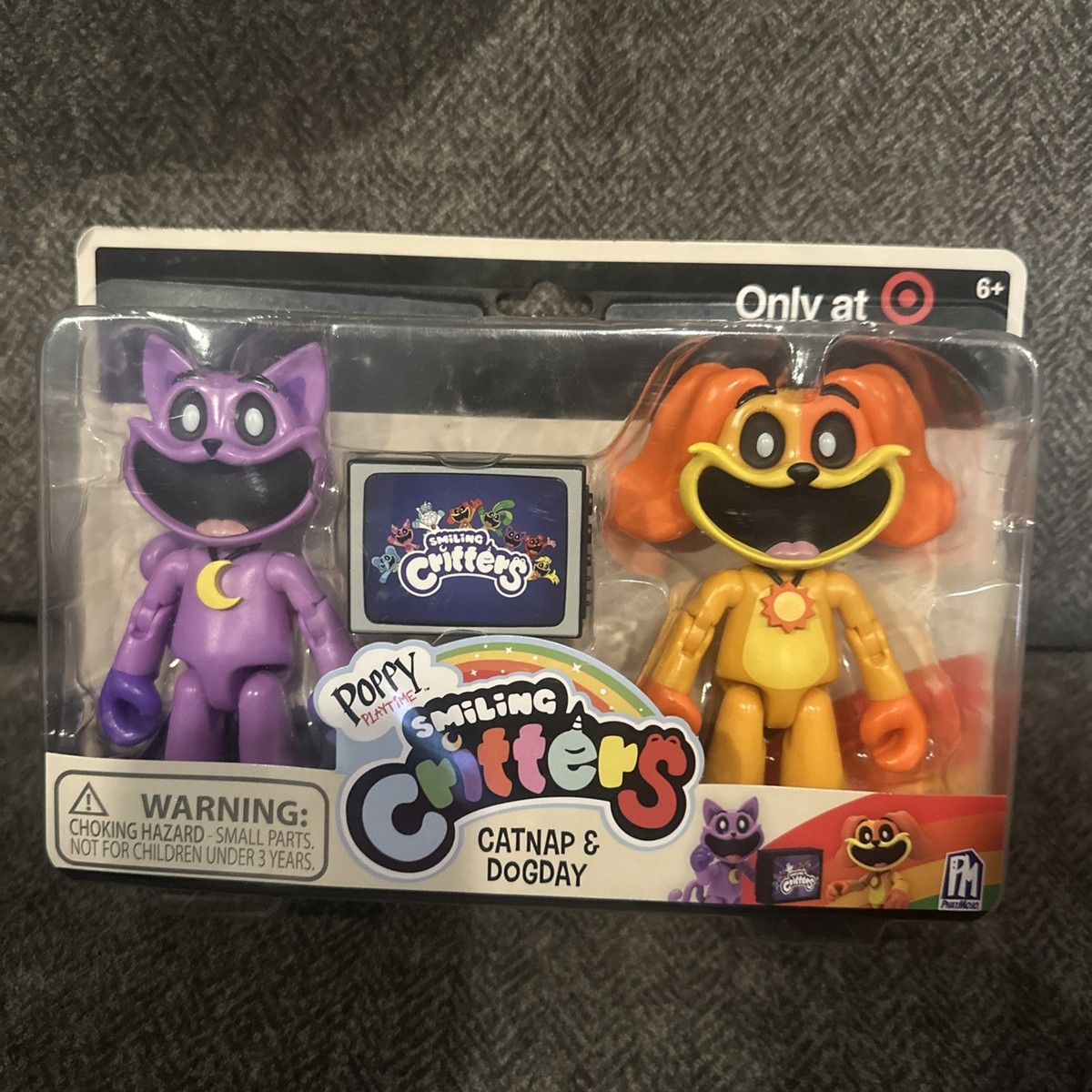 NEW SEALED Poppy Playtime Smiling Critters Catnap & Dogday Action