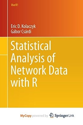 Statistical Analysis of Network Data ..., Csárdi, Gábor