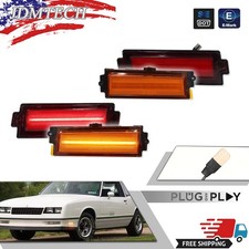 Dot Approved New 1981-1988 Monte Carlo Ss Front Rear Side Marker Light 4set