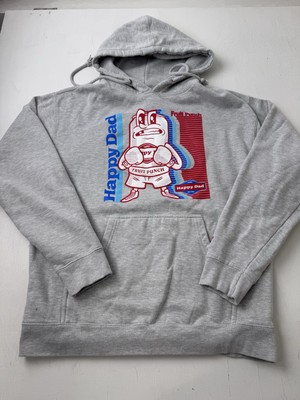 Happy Dad Full Send Pullover Hoodie Sweatshirt Size Medium Fruit Punch