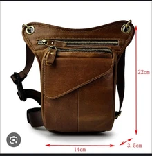 New Genuine Leather Satchel Crossbody Shoulder Handbag 