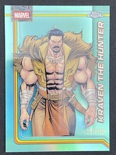 Kraven the Hunter 2026 Topps Chrome Marvel Comics Aqua Refractor Base /199 #67
