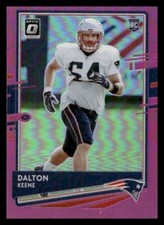2020 Donruss Optic #147 Dalton Keene Rookie Patriots Pink