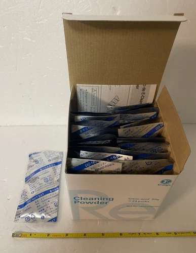 Cleaning Powder 24 pcs KANGEN ENAGIC Alkaline Water LEVELUK E Cleaner Citric New