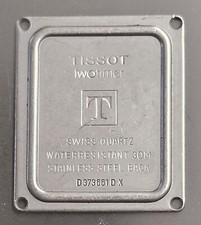 Tissot Twotimer D 373661 DX Gehäuseboden Abdeckung Aus Edelstahl
