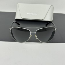 Michael Kors San Jose MK1054 Aviator Silver Sunglasses 60  14-130