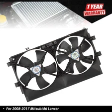 New Radiator Condenser Cooling Fan Assembly For 2008-2016 2017 Mitsubishi Lancer