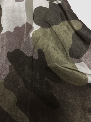 $625 L'agence Women's Green Camo Serita Silk V-Neckline Maxi Slip Dress Size 0 - Bild 11 von 12